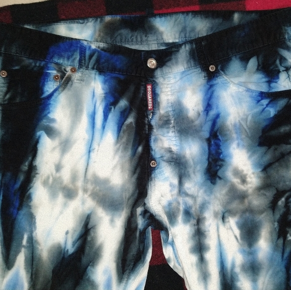 Dsquared2 tie dye Corduroy pants - Picture 4 of 9